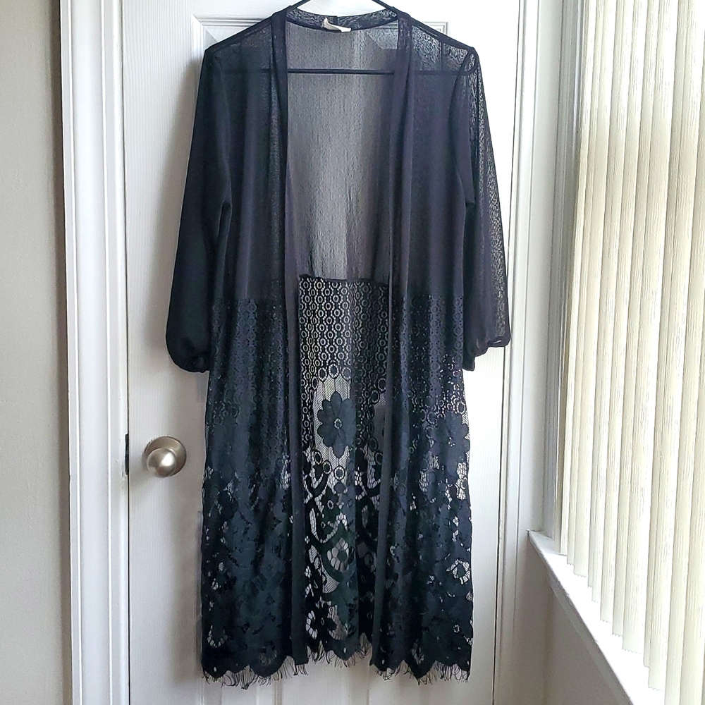 Black Lace Cover Up